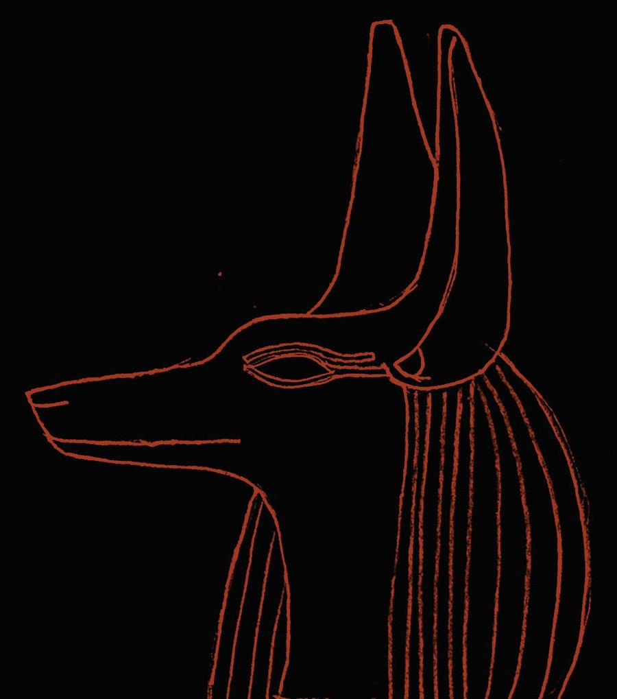Anubis Egyptian God By Artistictofu