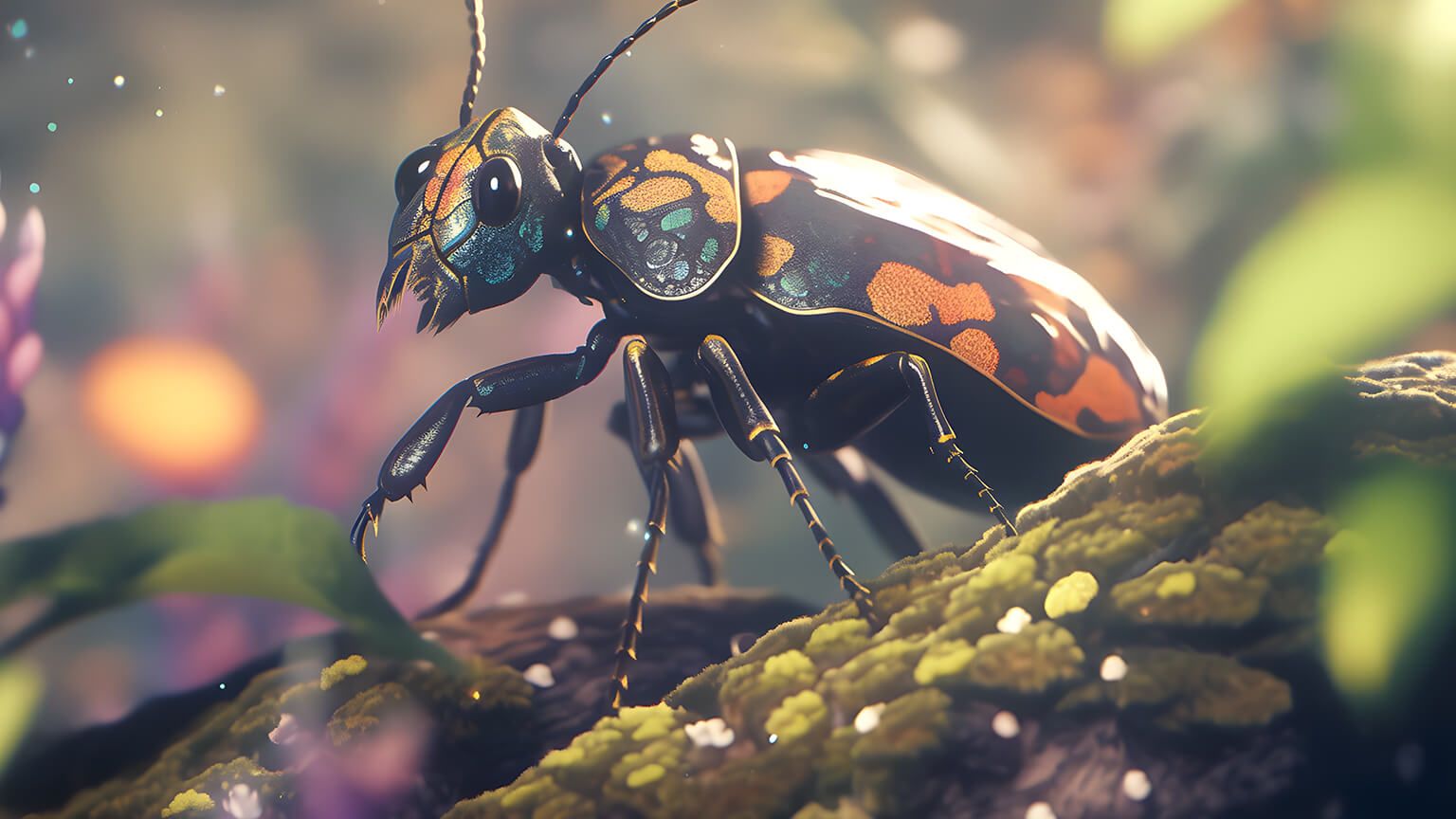 Insect Tiger Beetle Desktop Wallpaper