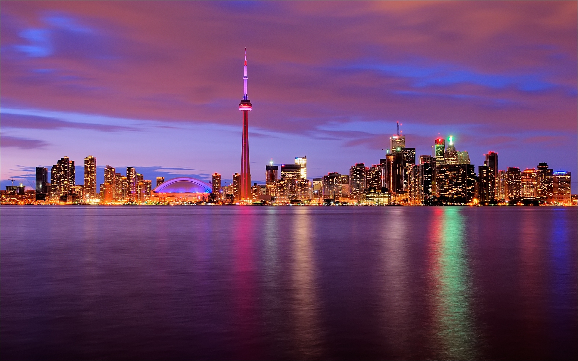 Skyline Canada Toronto Backrounds Walls