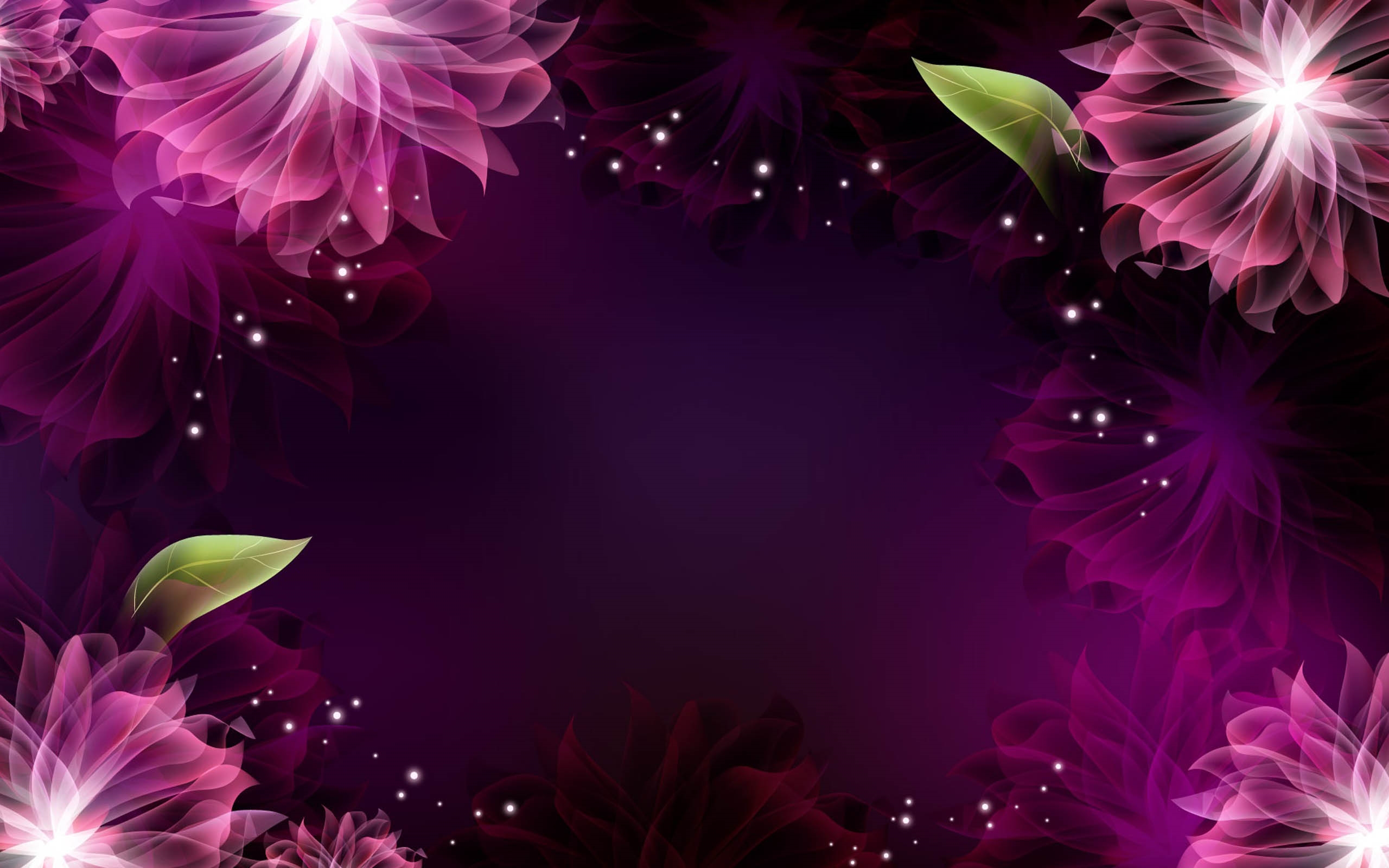 Abstract Purple Flower Wallpaper And Stock Photos