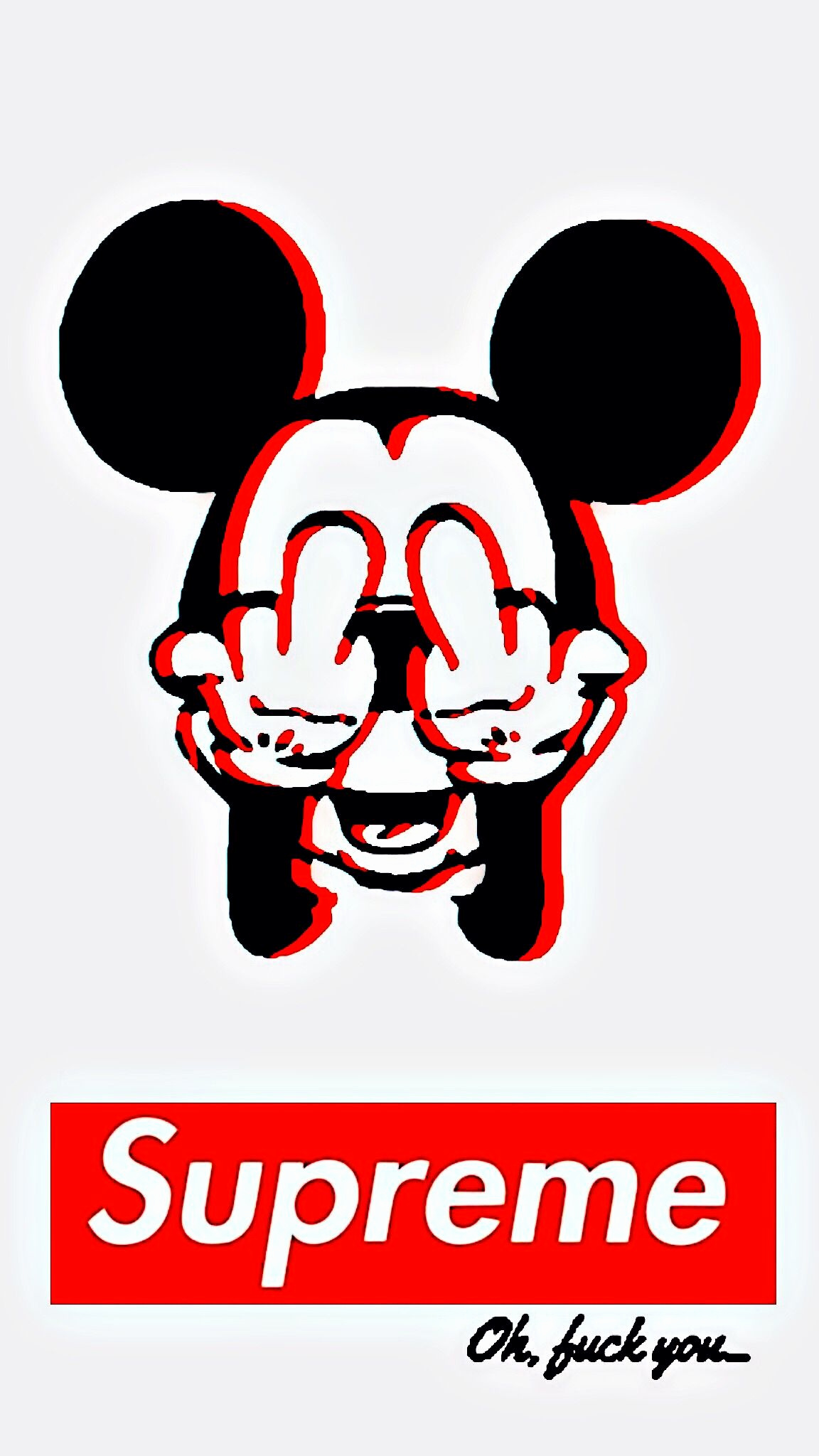 Bape Wallpaper Mickey Mouse Fuck You