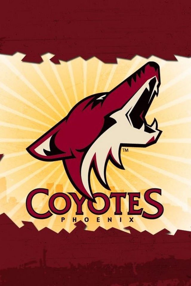Phoenix Coyotes Logo iPhone Ipod Touch Android Wallpaper