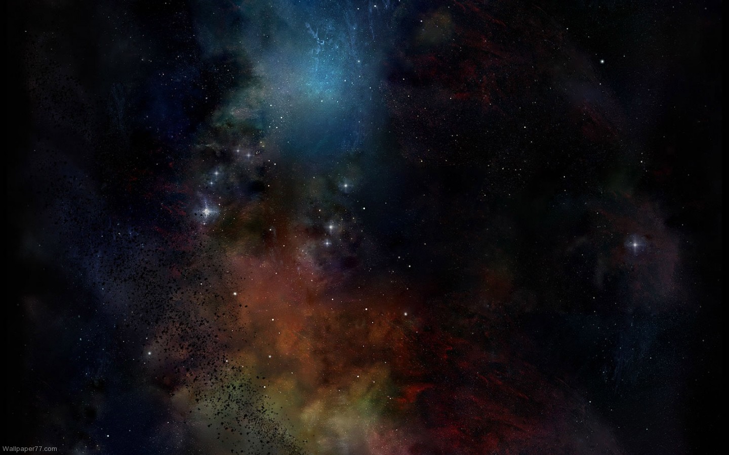 Colorful Space Galaxy Wallpaper Nebula