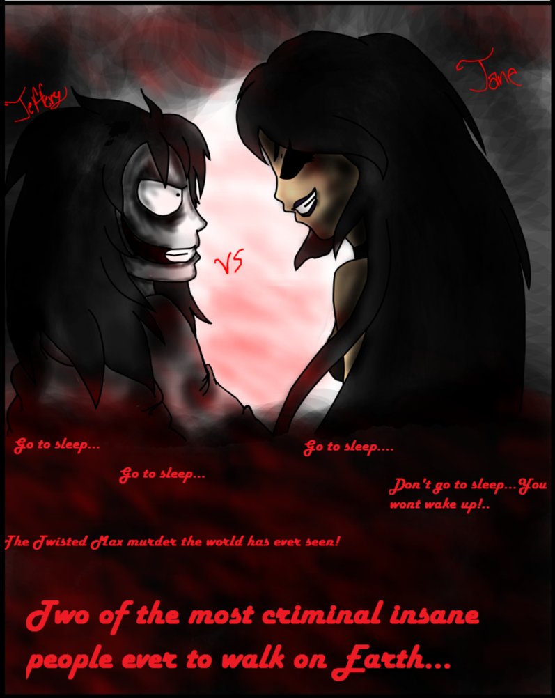 Jeff The Killer Vs Jane Ic Cover By Helen Rubith On