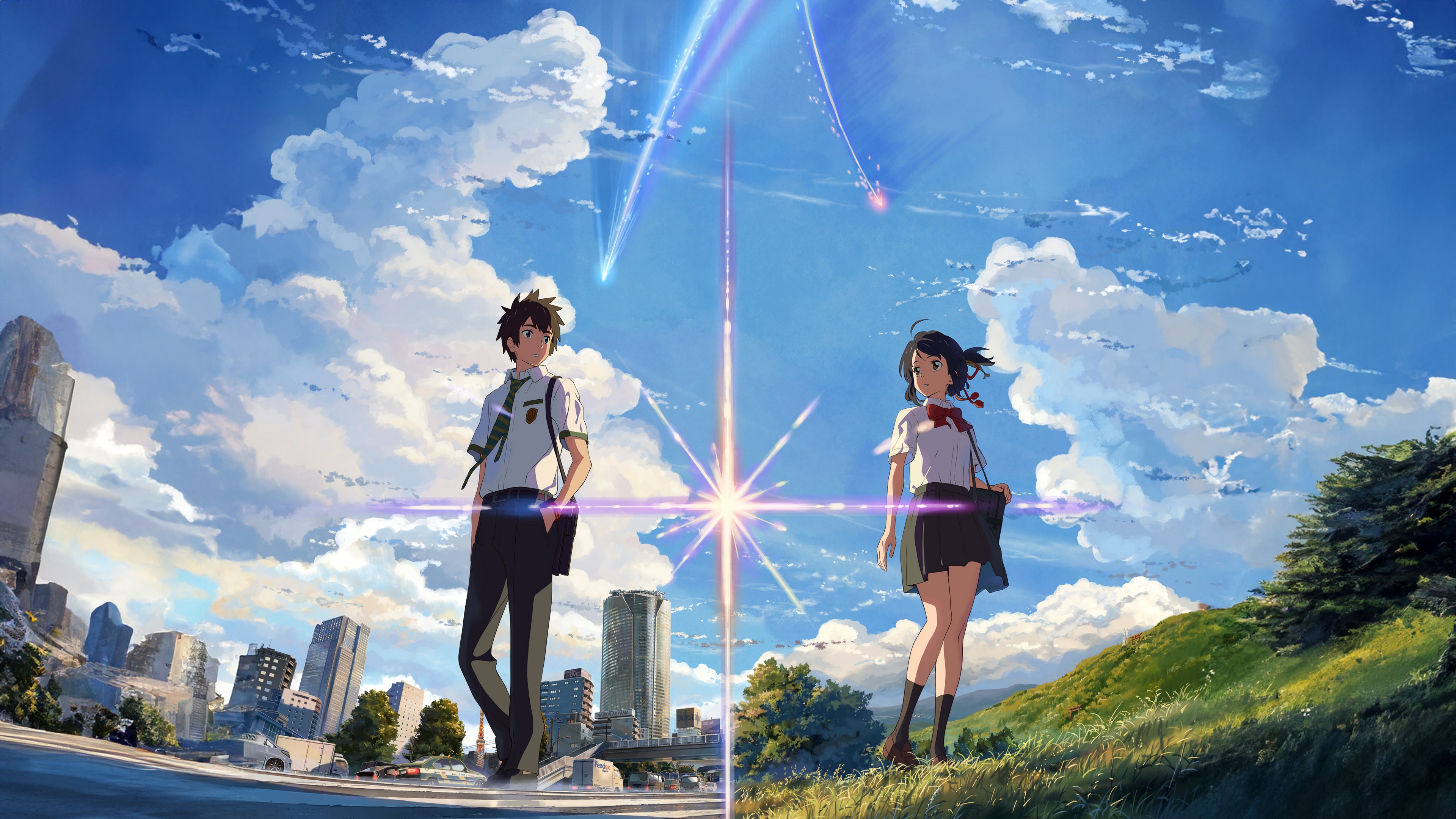 Your Name Wallpaper 4k 5k Mitsuha Miyamizu