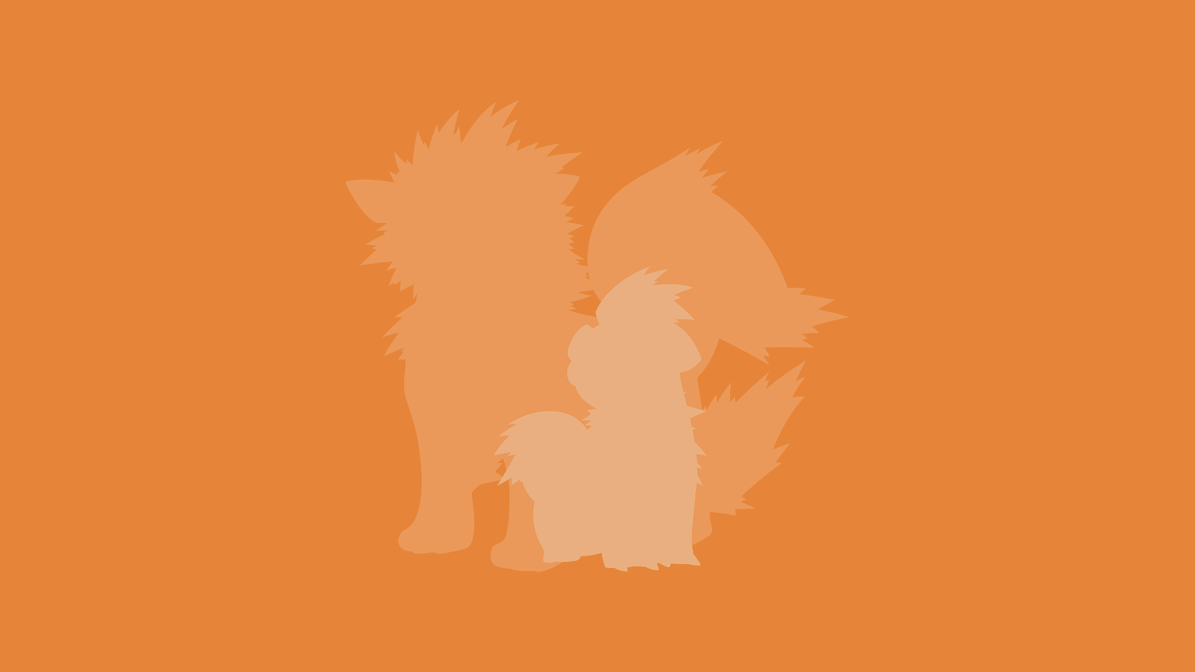 Growlithe Arcanine Wallpaper And Background Png Illustration