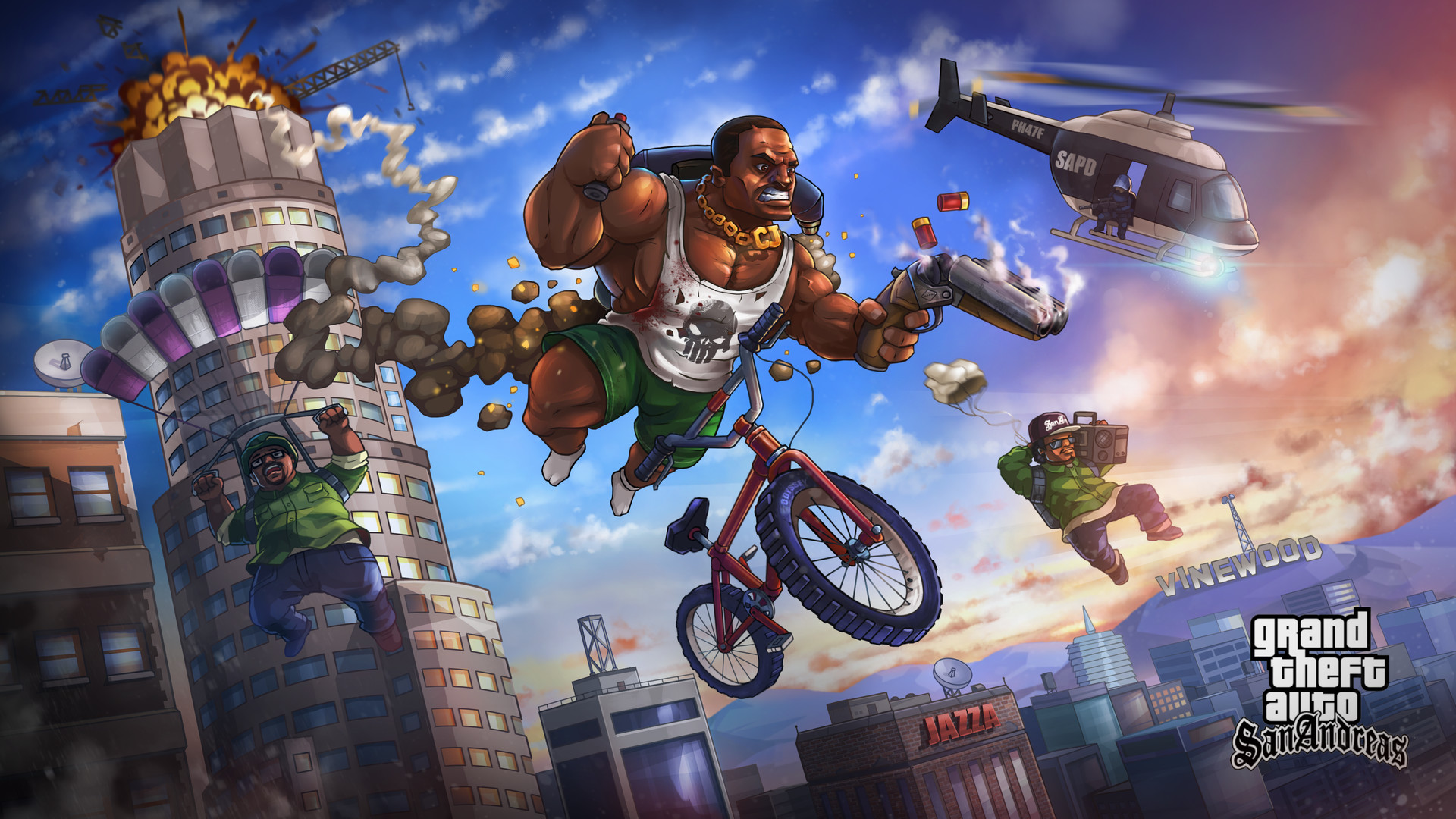 Gta Sa Wallpaper Share Grand Theft Auto