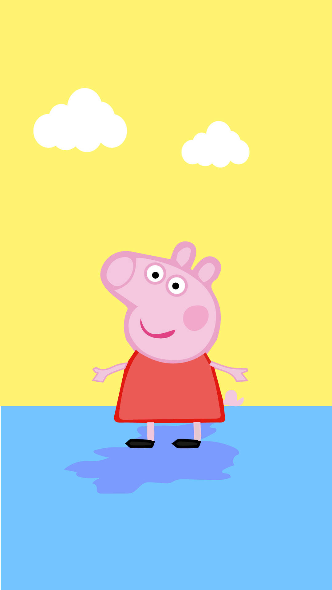 Peppa Pig iPhone Cloudy Sky C2a39ct18wshpipq Wallpaper