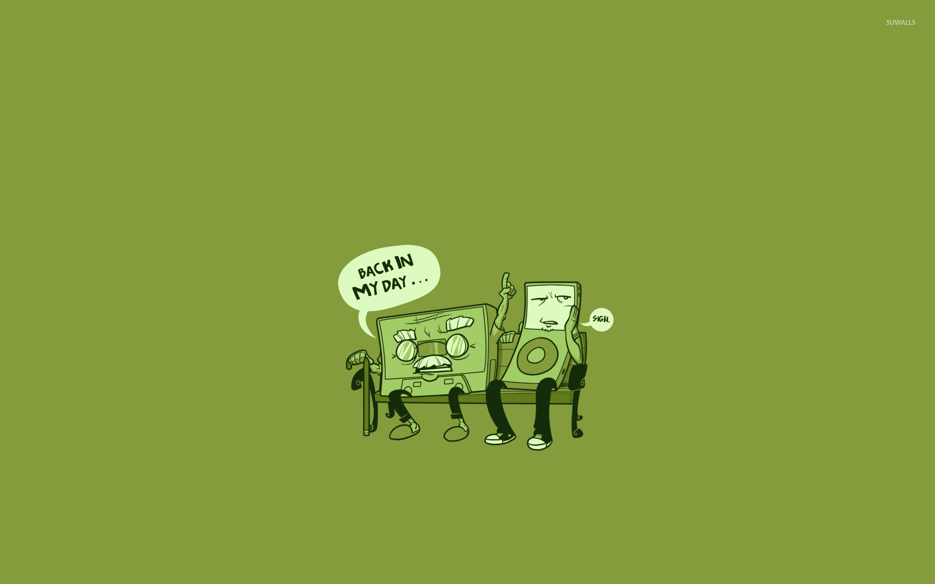 Old Casette And Ipod Wallpaper Funny