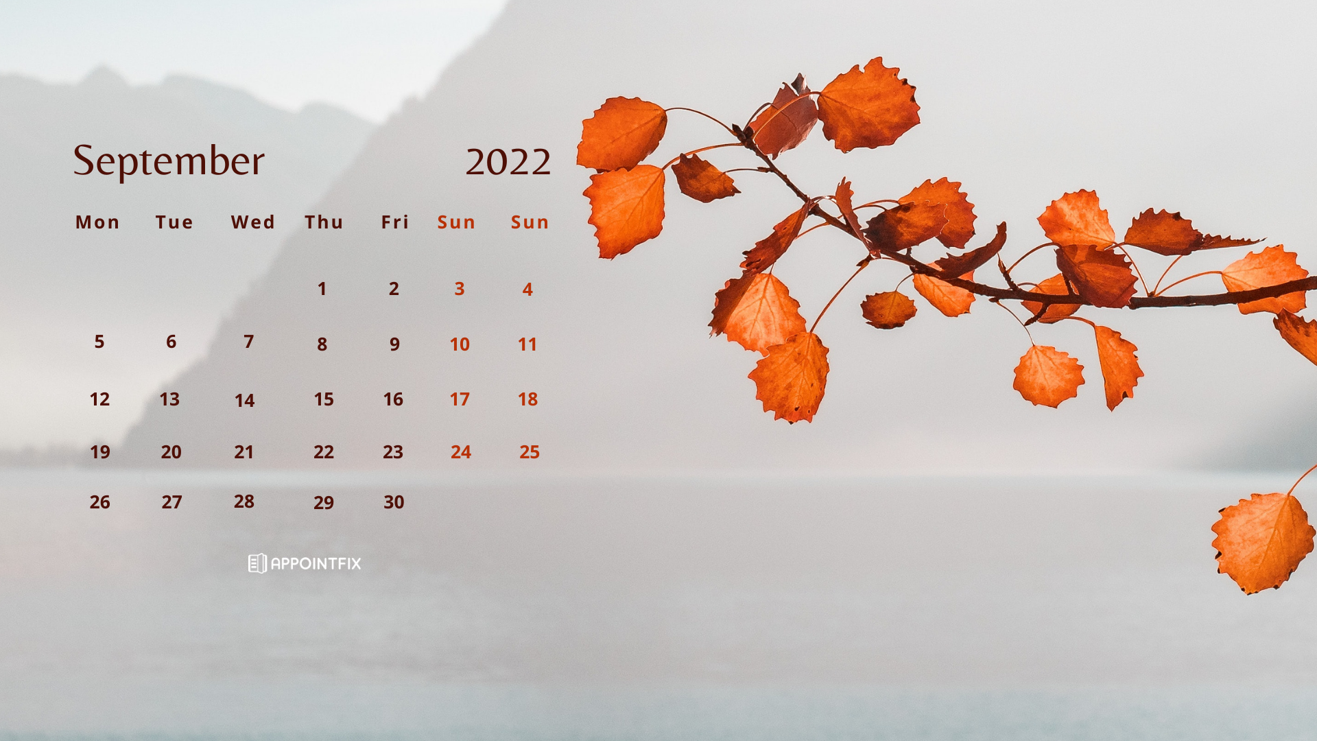 Free September 2022 Wallpaper Calendars Desktop Mobile