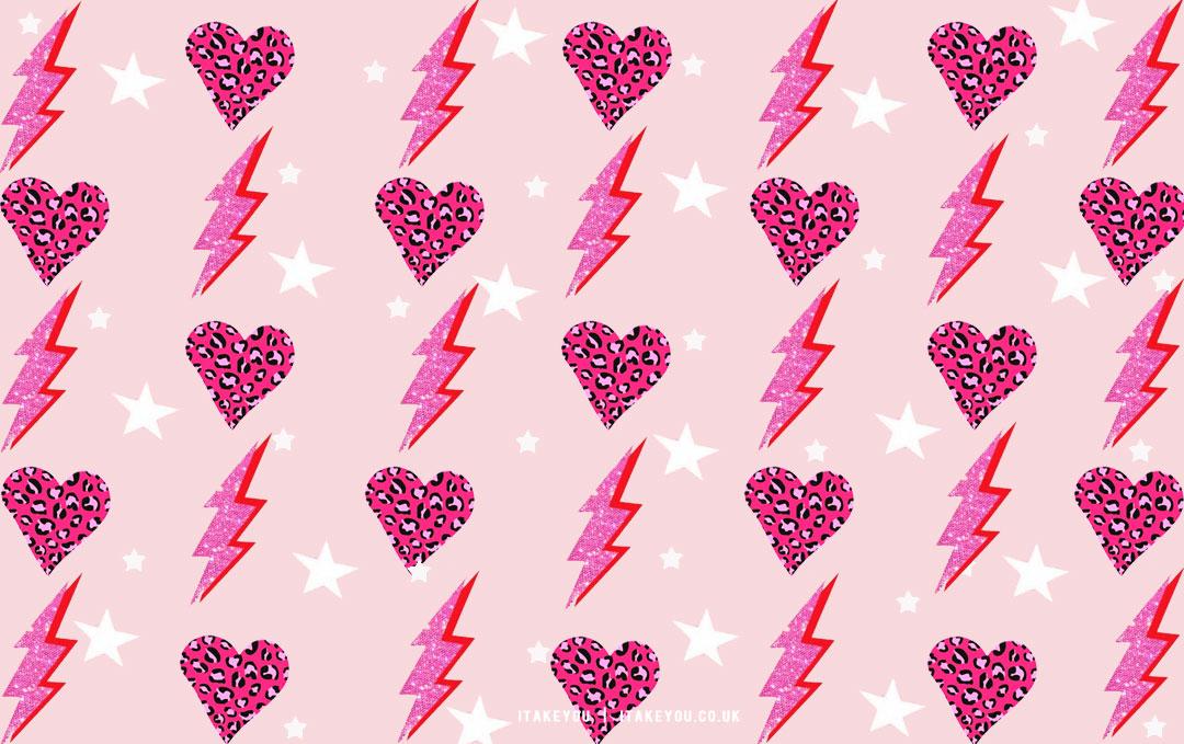  Cute Valentines Day Wallpaper Ideas Leopard Heart Glitter