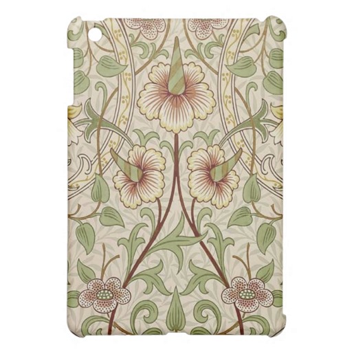 Vintage Floral Wallpaper Design Daffodil iPad Mini Case