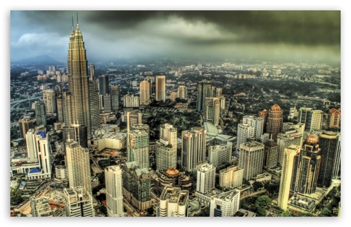 Petronas Towers Kuala Lumpur Malaysia HD Wallpaper For Standard