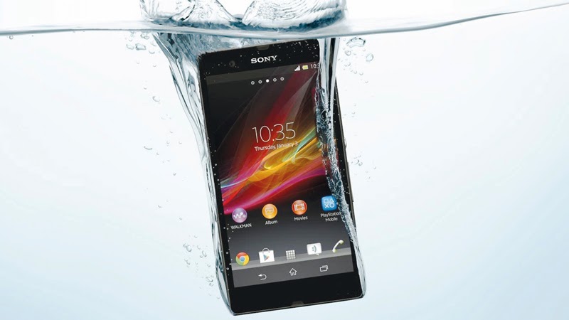 Resistant Wallpaper Sony Z1 Water Splash