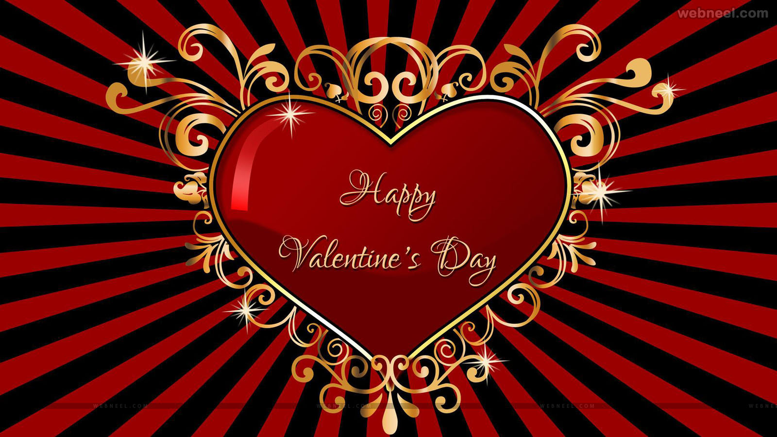 Happy Valentines Day Heart Wallpaper O