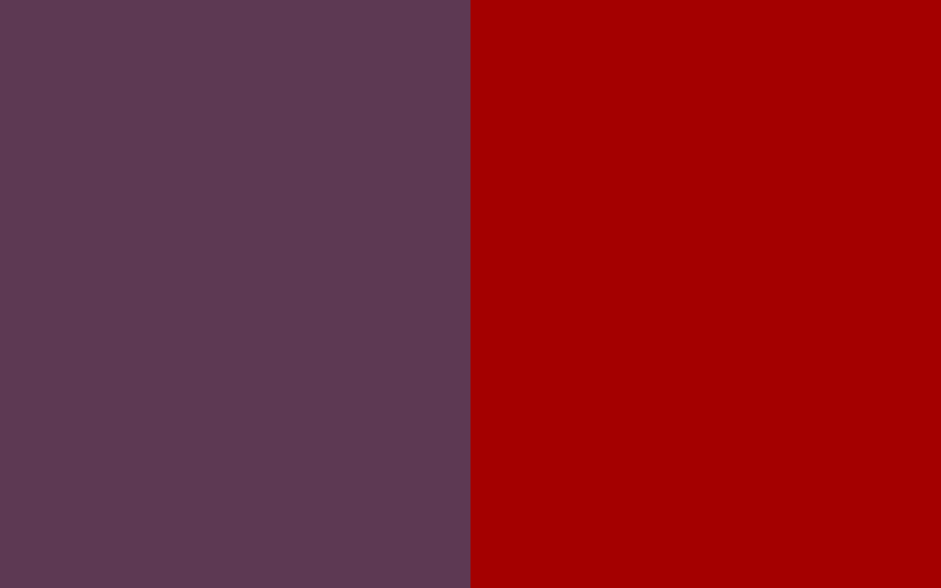 Dark Byzantium And Candy Apple Red Two Color Background