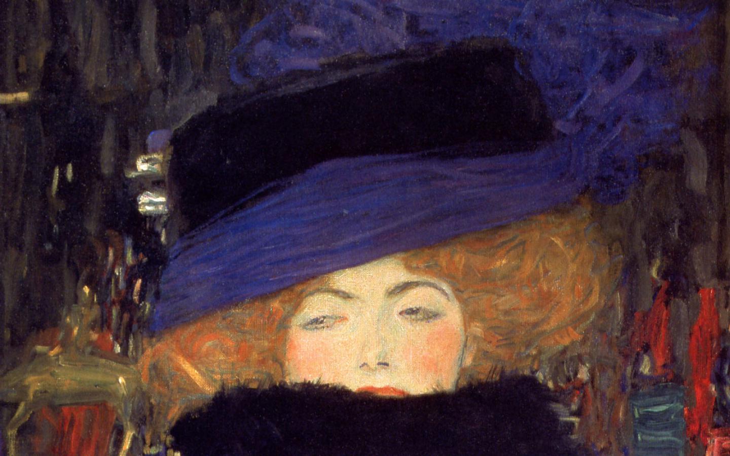 Best Artist Gustav Klimt Lady With Hat