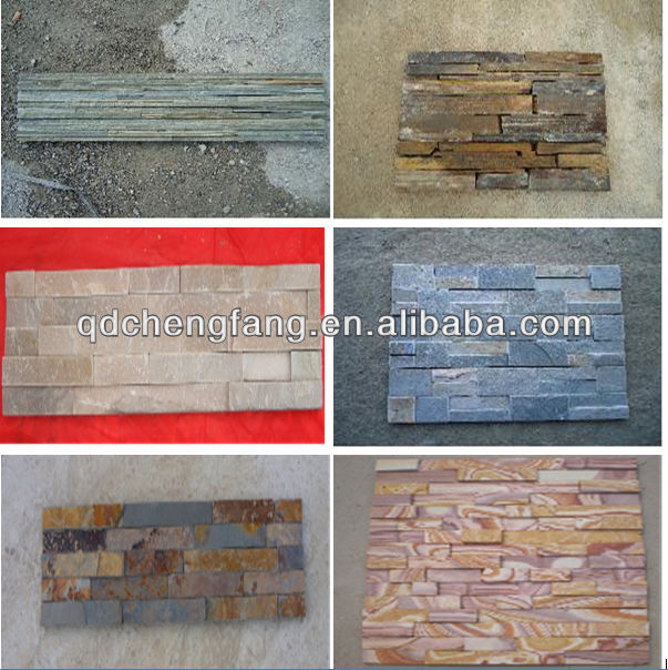 Stone Wallpaper Stacked Tile Buy Natural