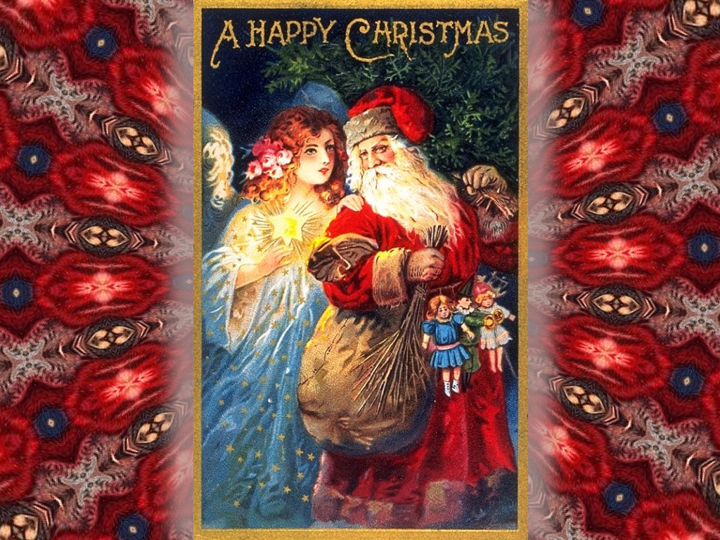 Christmas Vintage Wallpaper
