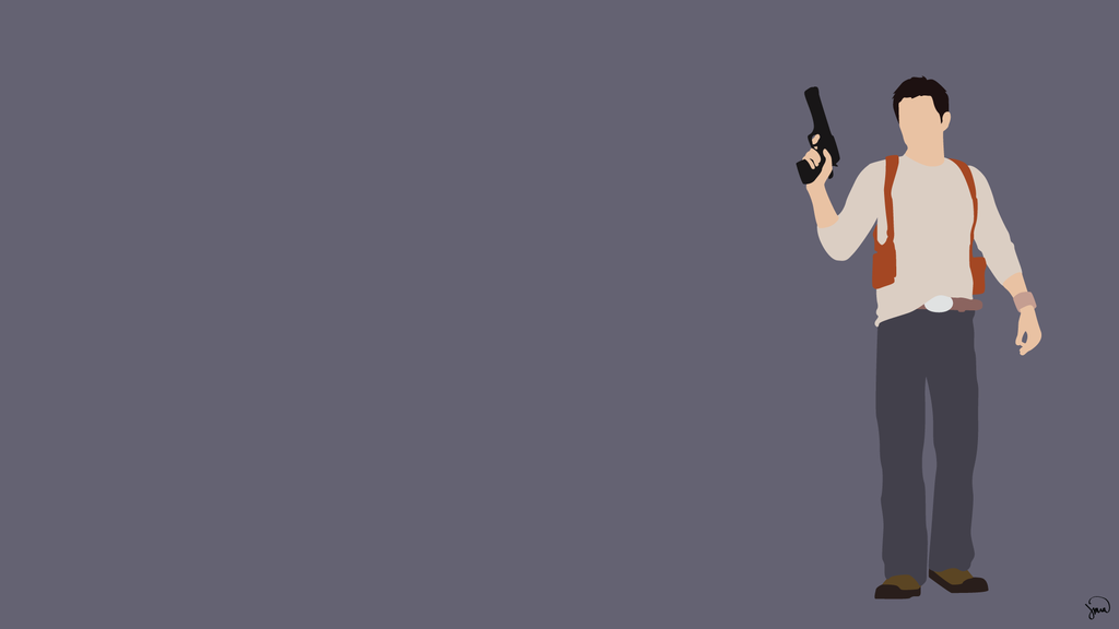 Nathan Drake Uncharted Minimalist Wallpaper By Greenmapple17 On