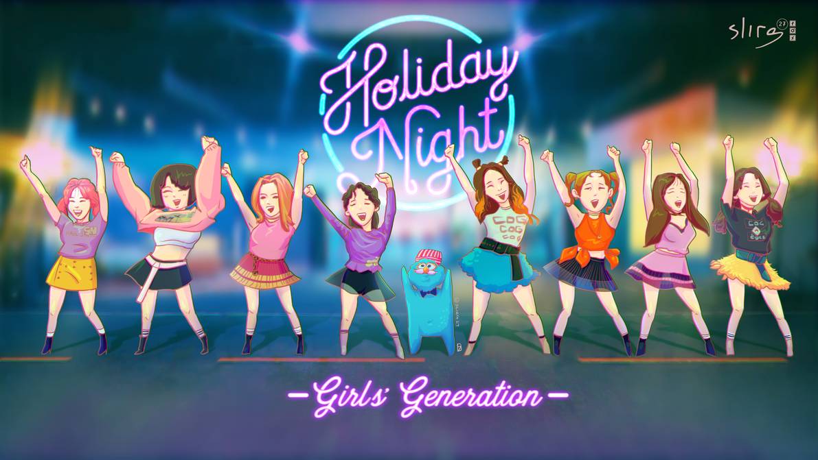 Girls Generation Holiday Night Fanart Wallpaper By Slirg27 On