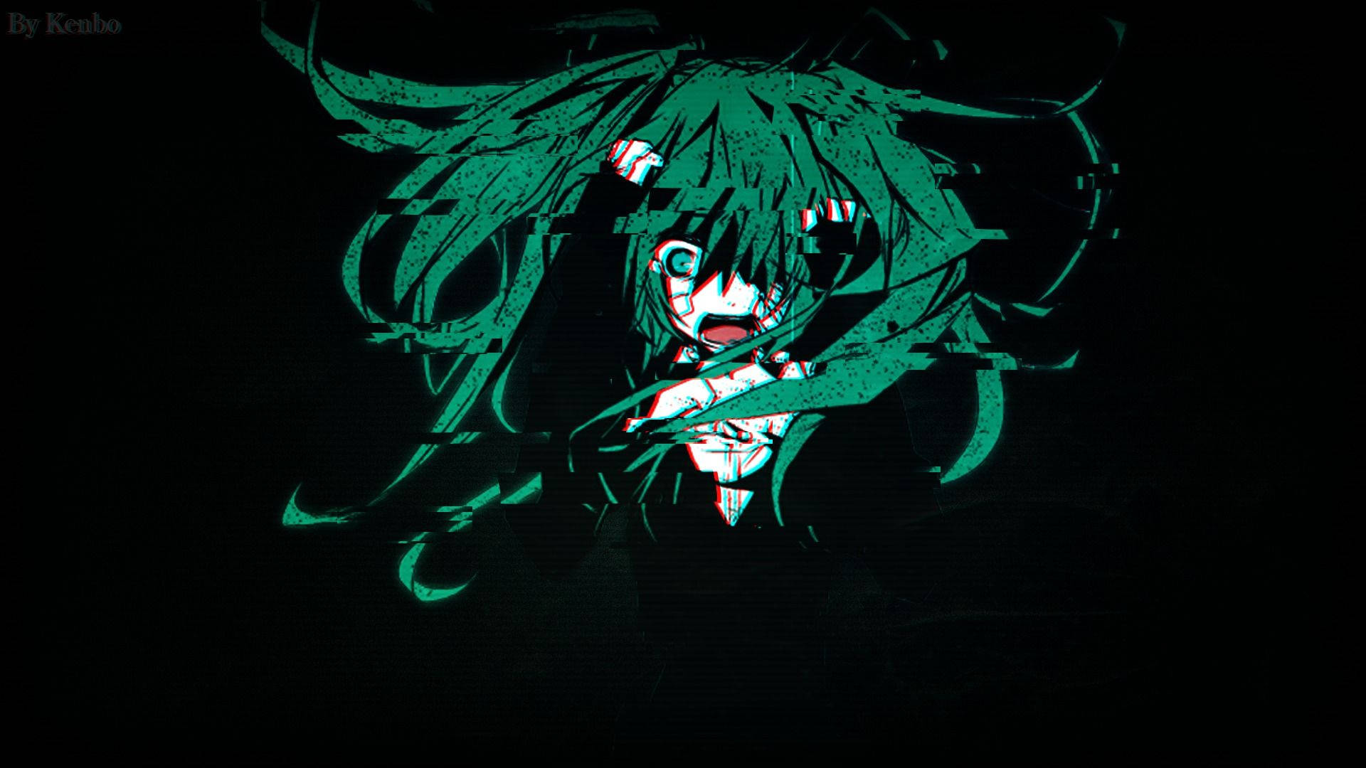 Dark Anime Aesthetic Desktop Wallpaper