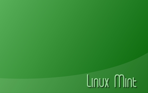 Green Linux Mint Wallpaper
