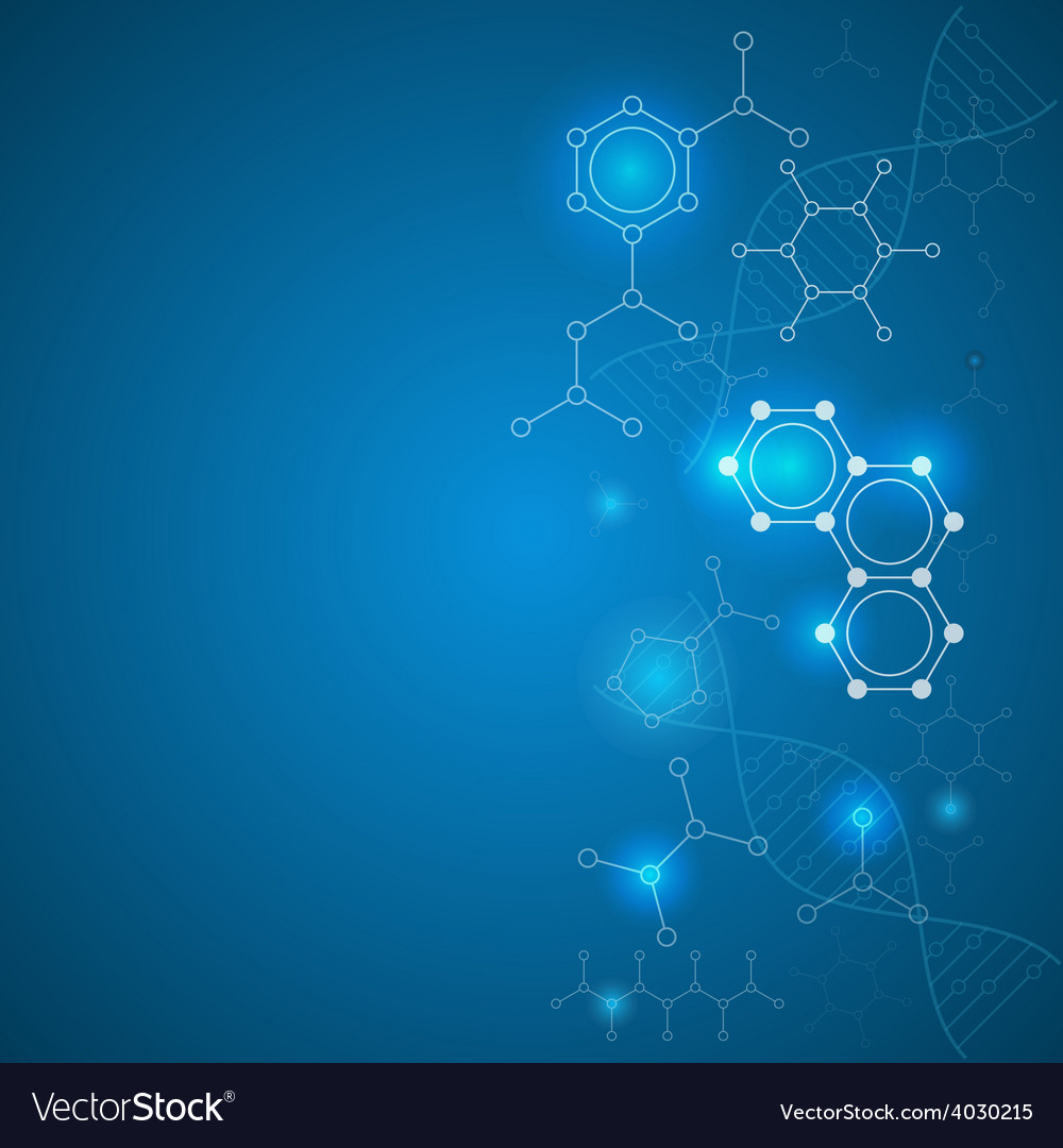 Chemical Gradient Background With Organics And Dna