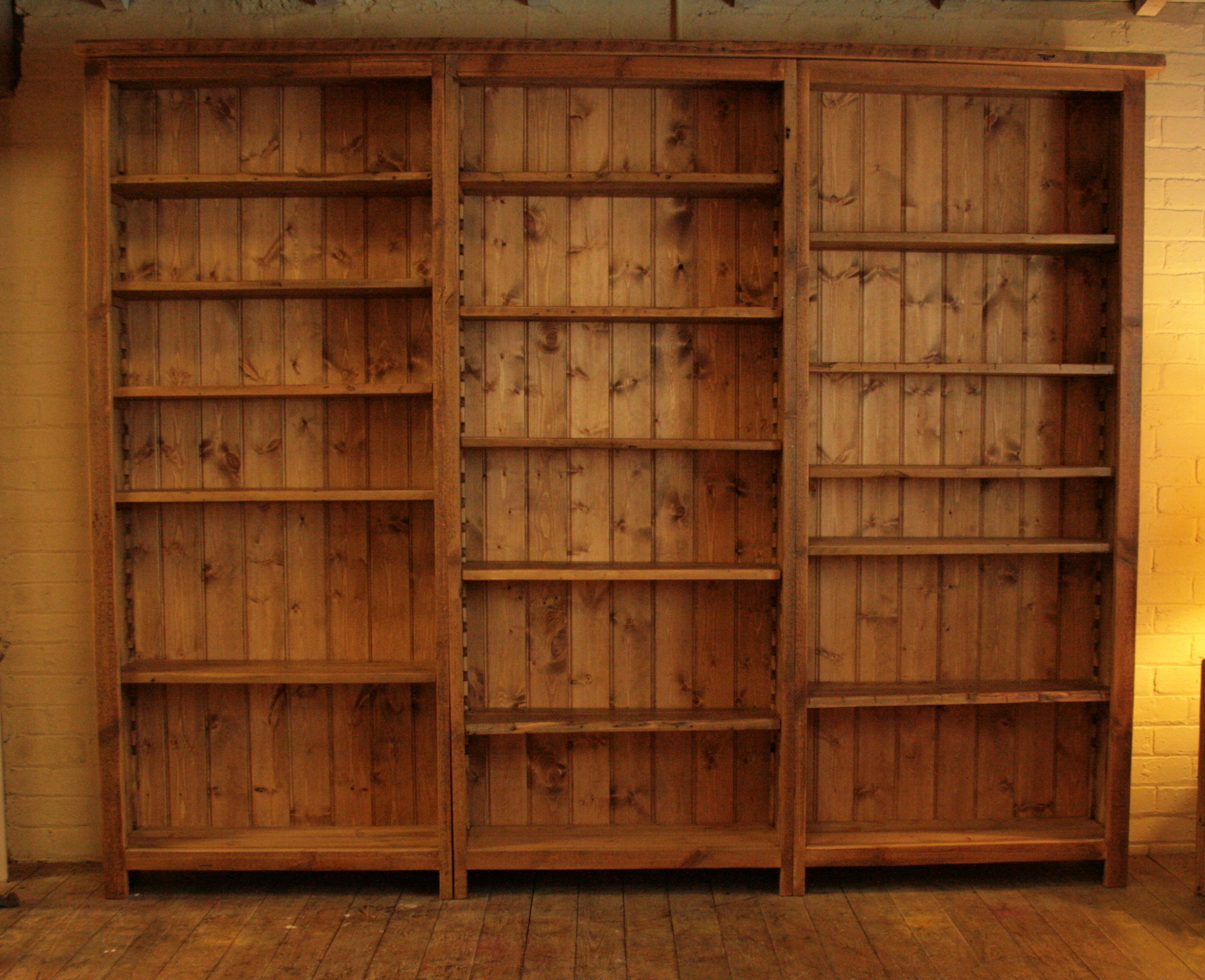 Empty Bookshelf Wallpaper For