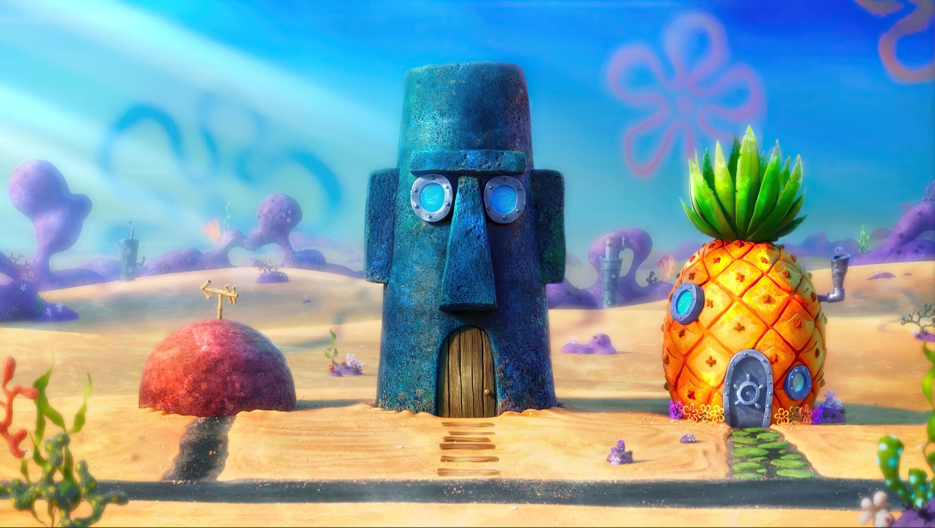 Squidward Tentacles 4k Wallpaper