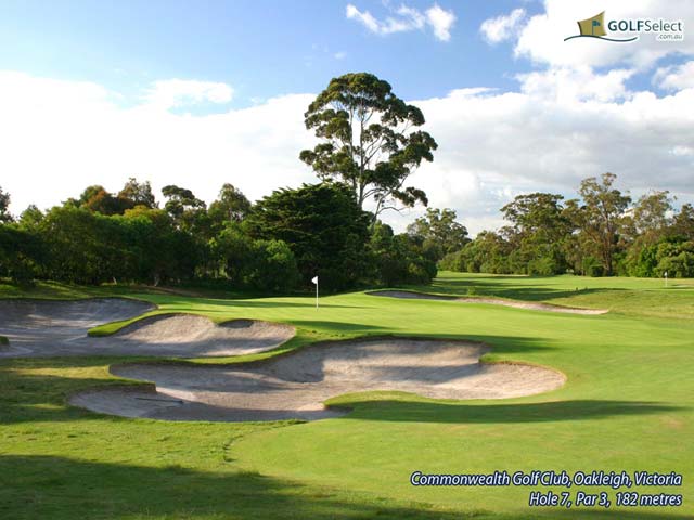GOLFSelect   Golf Wallpaper   Commonwealth Golf Club   Hole 7 Par 3