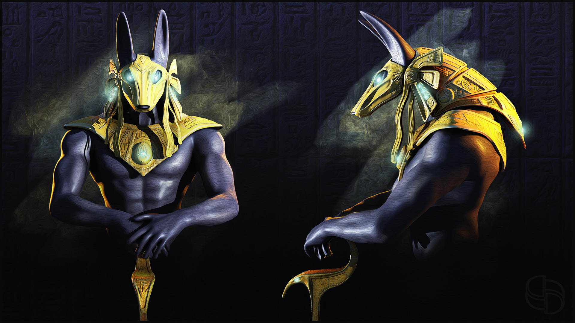Anubis by DanDup on