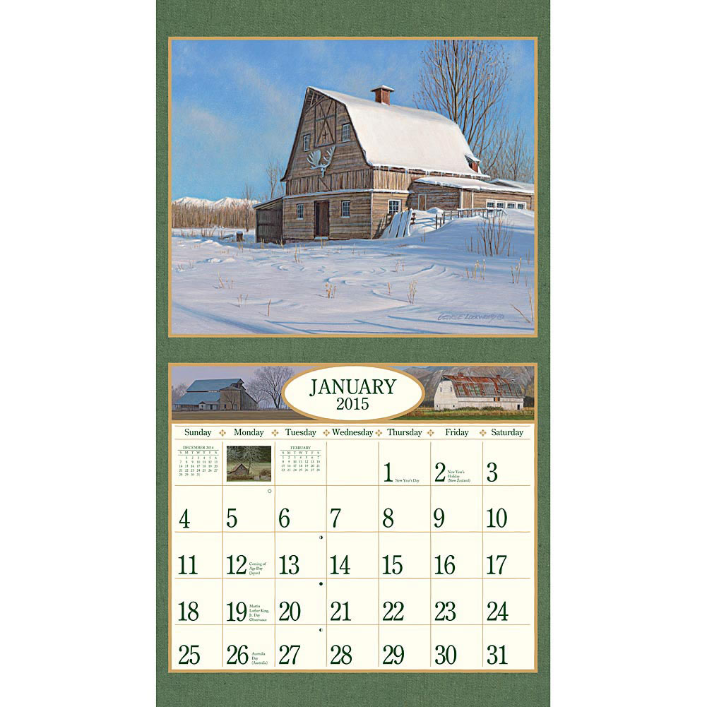 Wall Calendar Assorted Folk Art Calendars