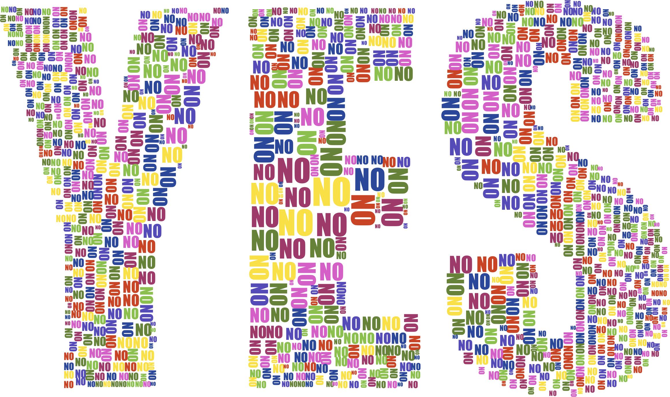 Yes And No Typography Background Icons Png