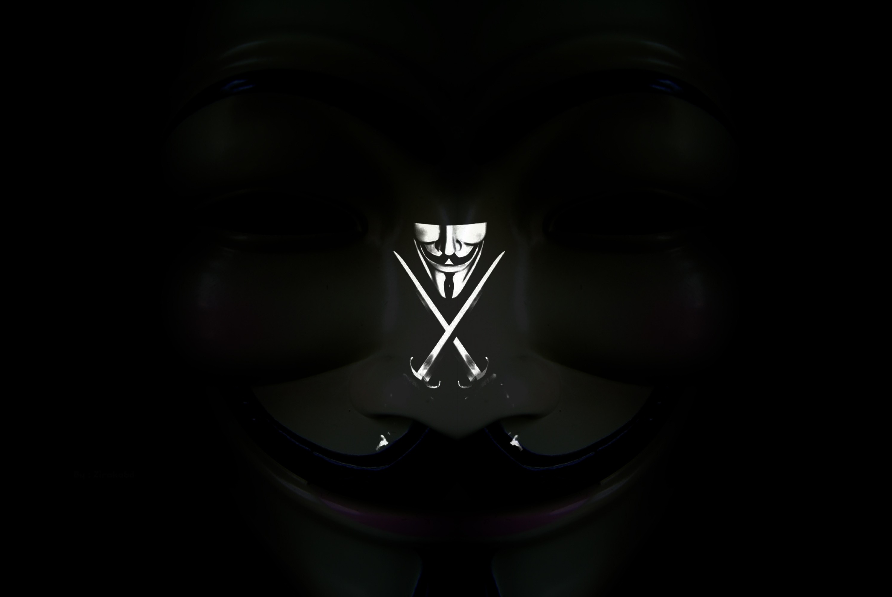 Anonymous Dark Wallpaper Movies Masks V