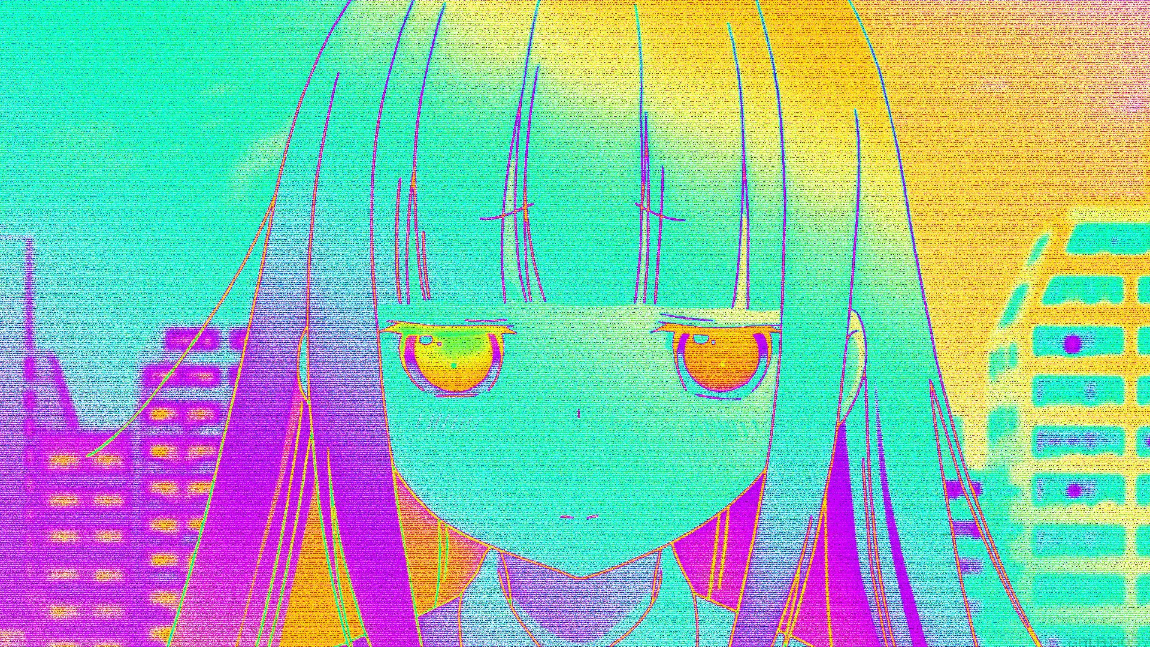 Aesthetic anime girl[3840x2160 rwallpaper