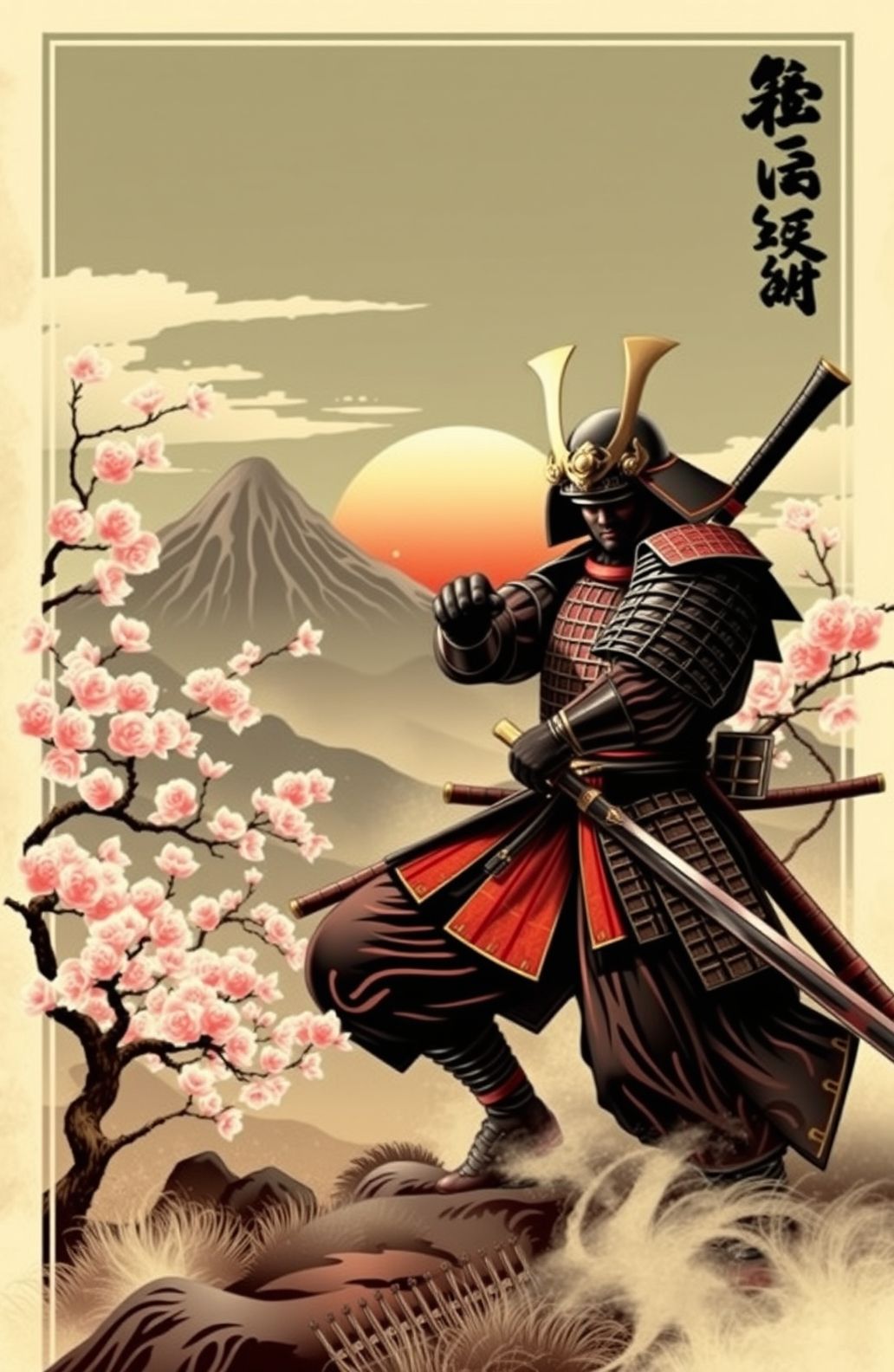Samurai Art Wallpaper