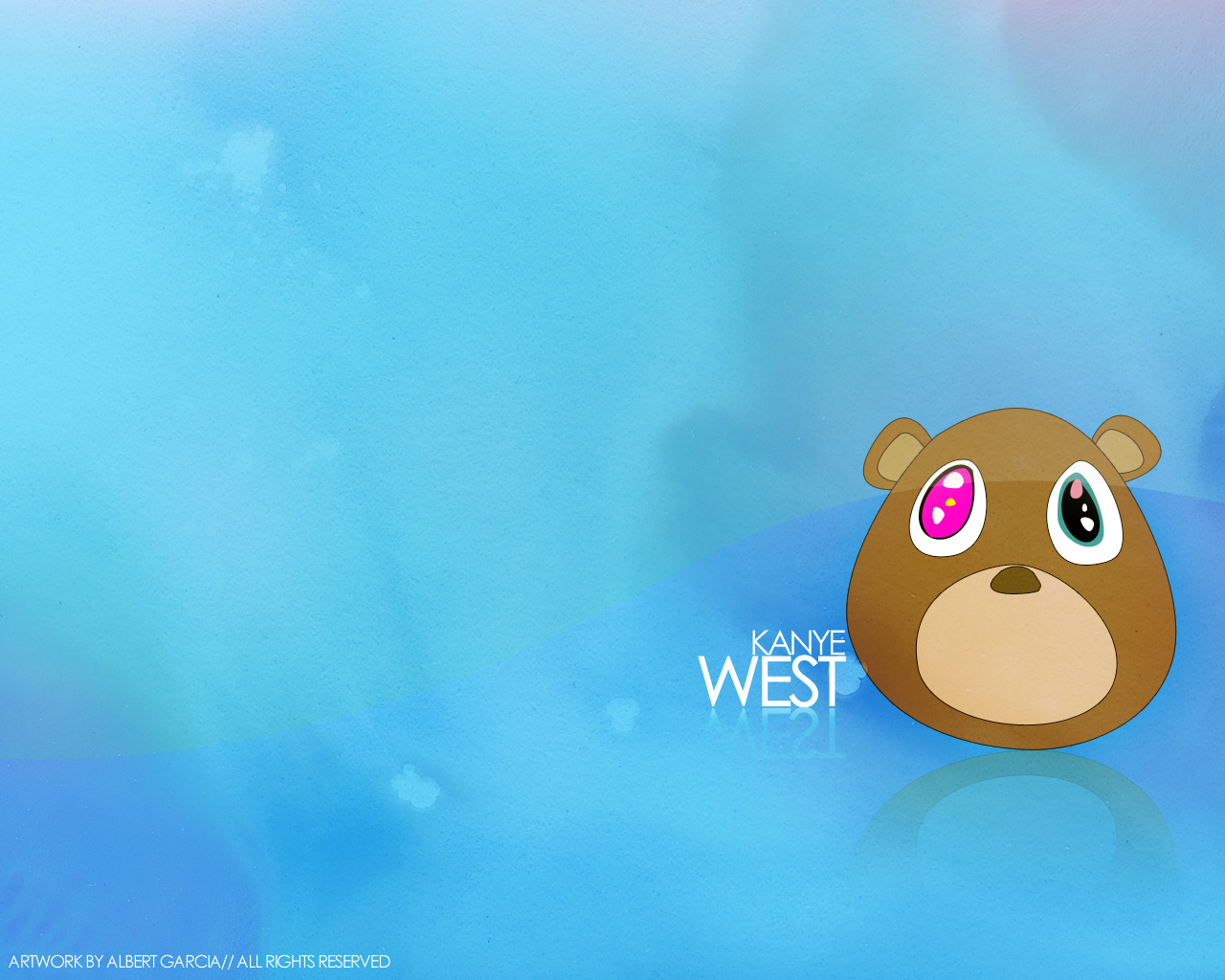 Kanye West Bear Wallpaper Kanye west bear by mav4life