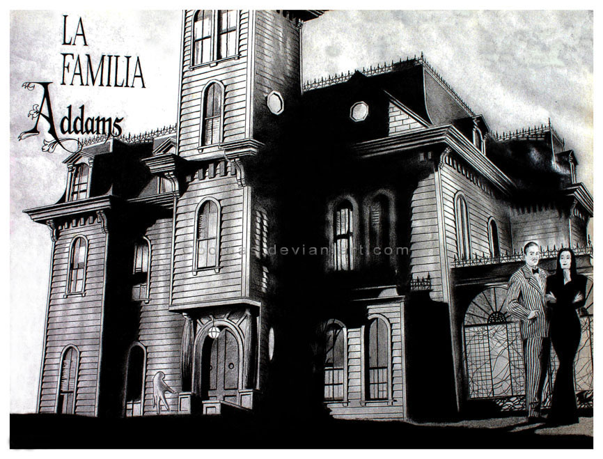 Addams Family House Wallpaper The addams family by codinas