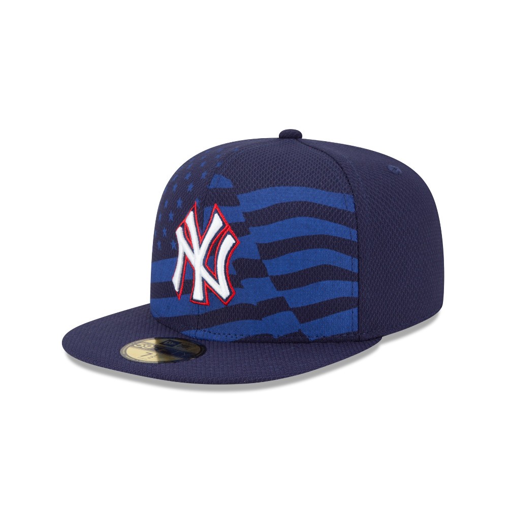 New Era York Yankees Stars And Stripes 59fifty Fitted Hat Navy