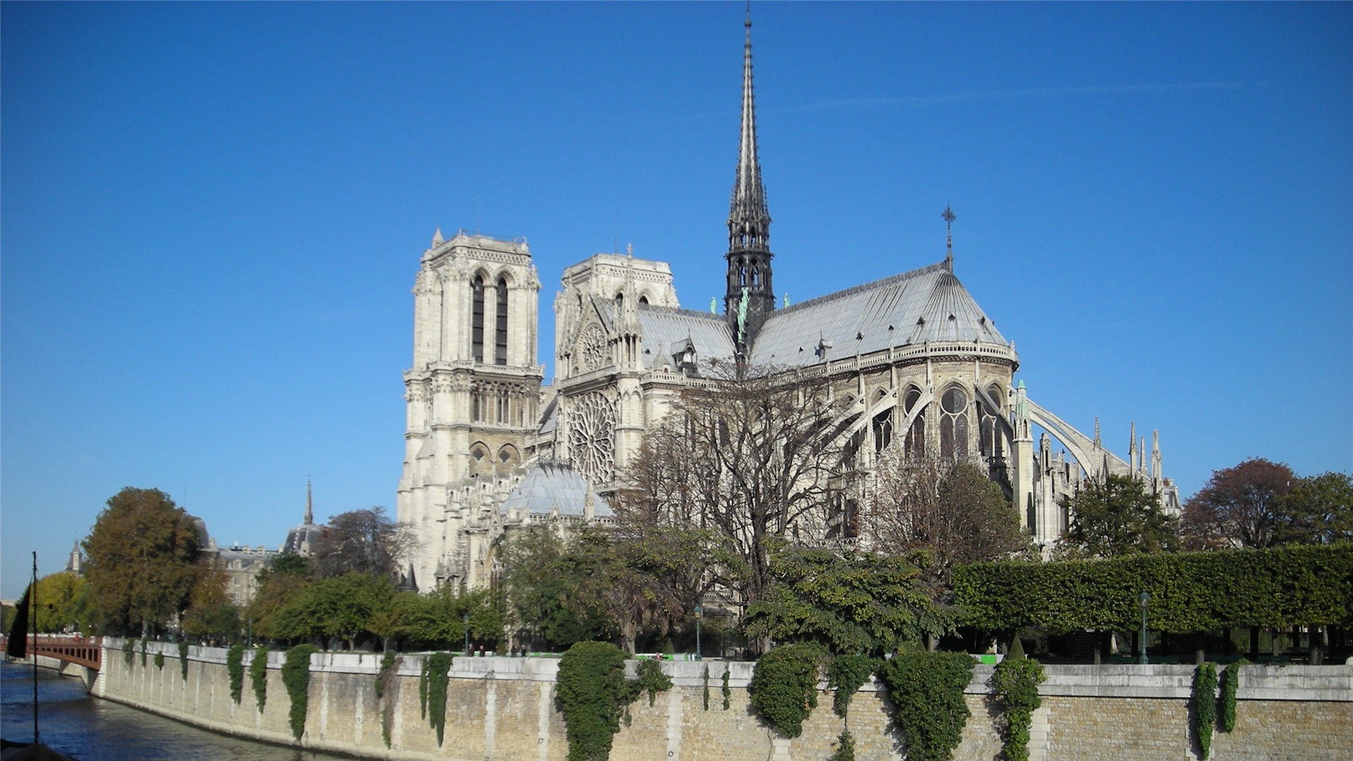 Notre Dame Paris Images Wallpaper HD 1920x1080 3961