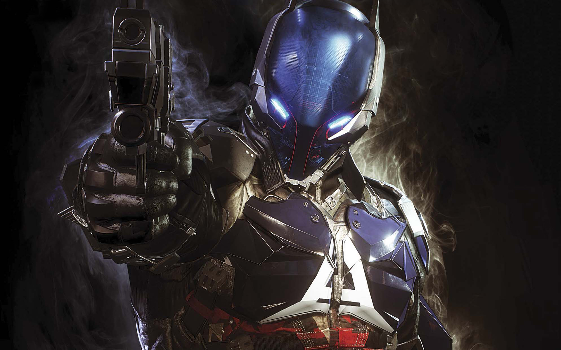 Batman Arkham Knight Armor Hologram Weapons Gun