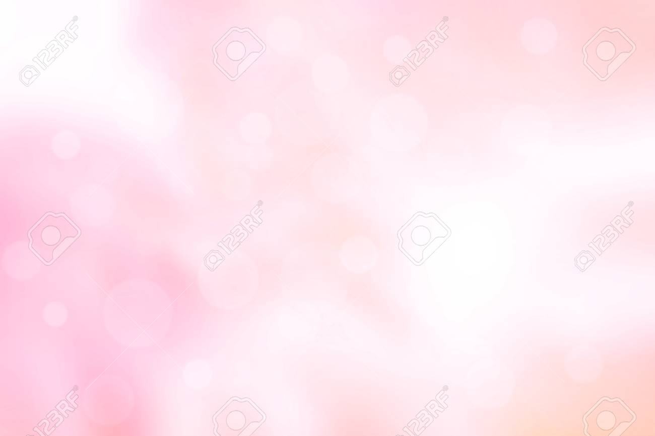 Abstract Pink Blur Bokeh Texture Background Colorful White Pastel