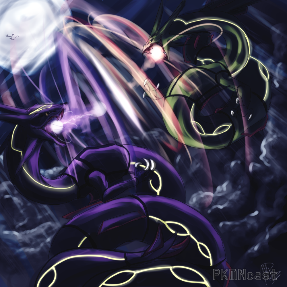 Download Glorious Shiny Rayquaza Wallpaper