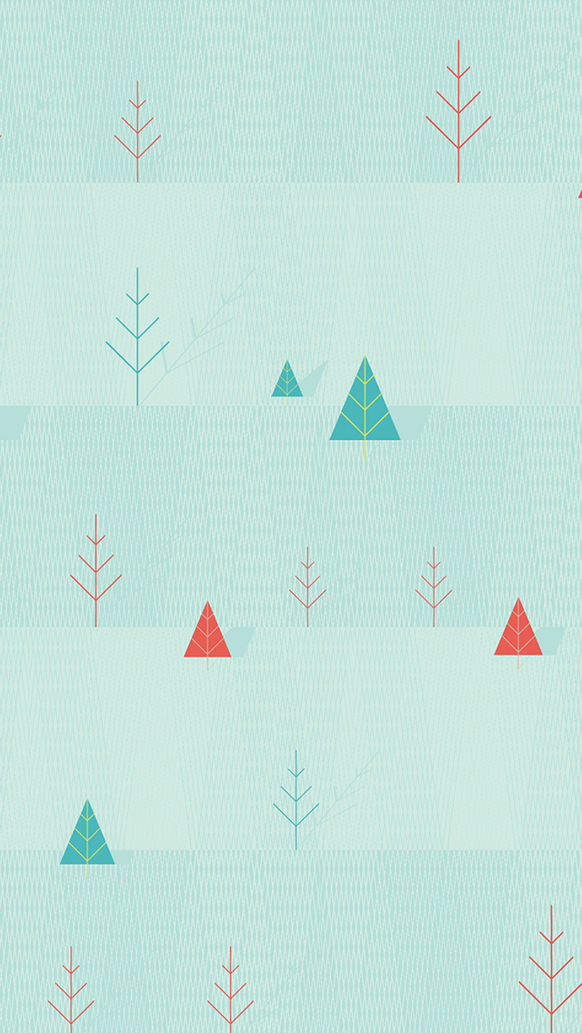 Simple Winter Pattern iPhone 5s Wallpaper