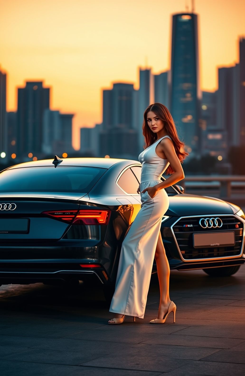 Audi Girl Wallpaper