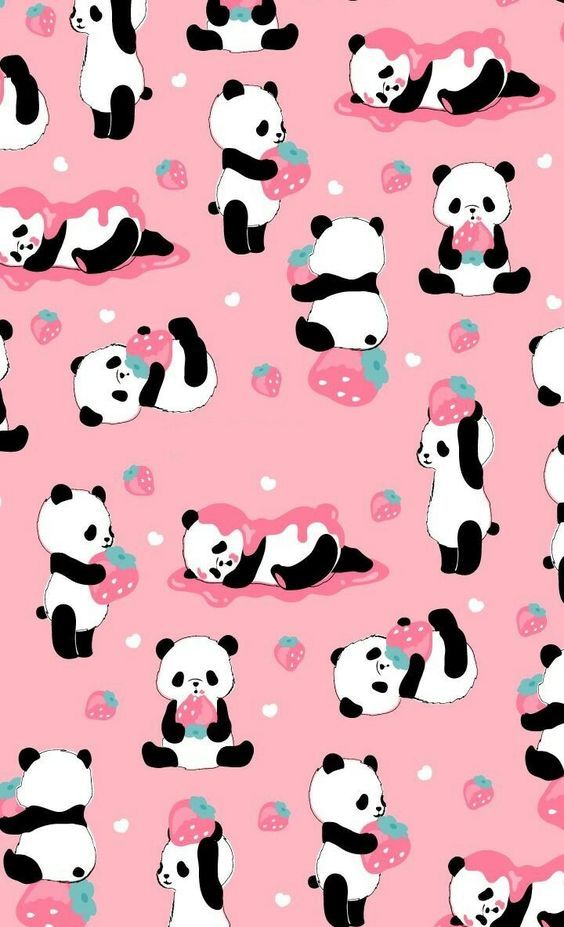 Cute Wallpaper Of Pink In Panda