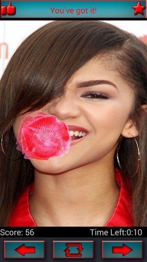 Zendaya Coleman Kissing Game App for Android