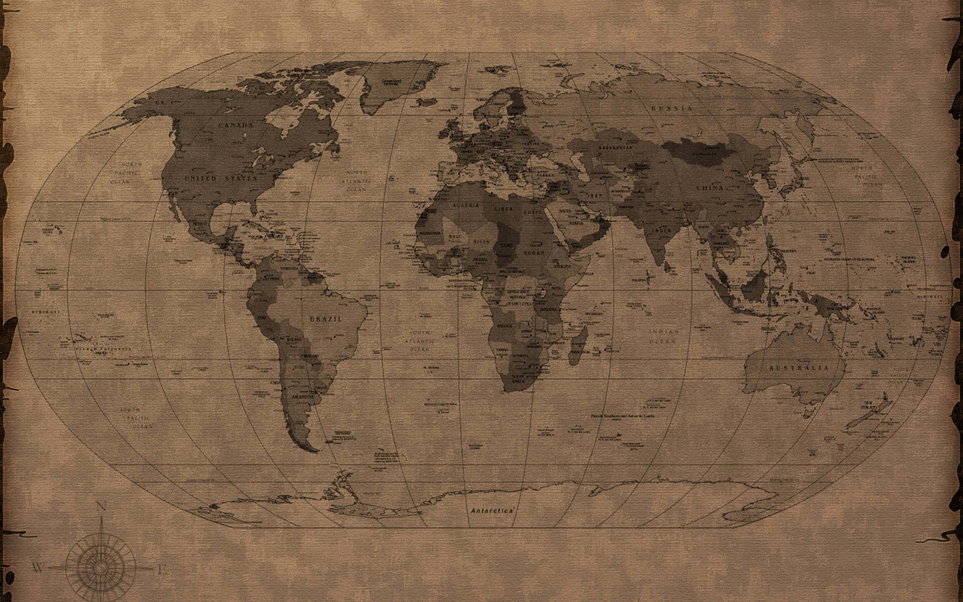 World Map Background Wallpaper