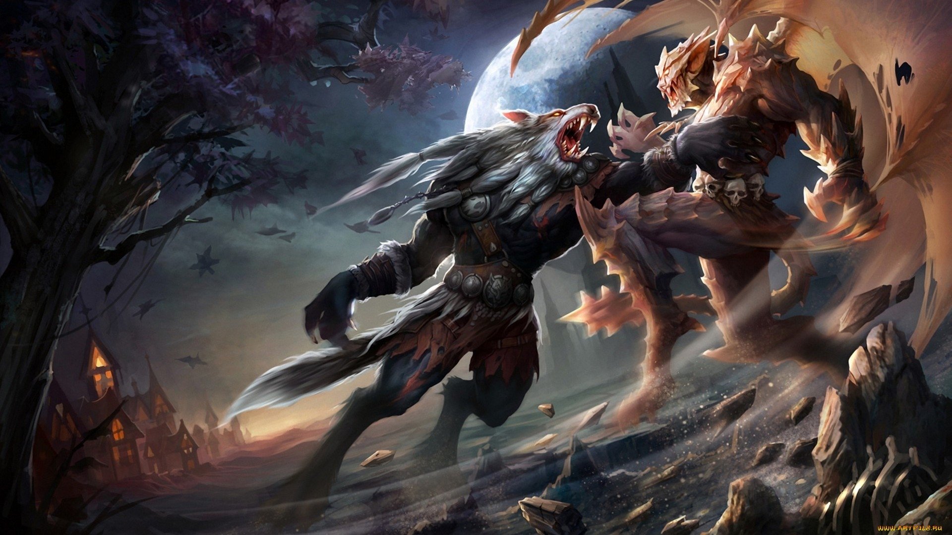Dark Werewolf HD Wallpaper Background Image